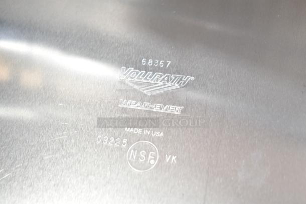 Vollrath 68367 Wear-Ever 17.25 Qt. aluminum roasting pan, new condition, with handles, NSF certified, made in USA.