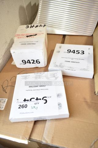 Three new Robot Coupe items: 64927566 5/32" Slicing Disc, 27055 Smooth "S" Blade, and 27577 5/64" Shredding Disc.