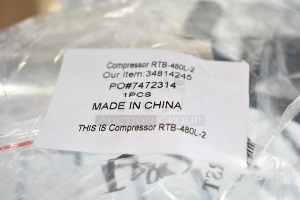 BRAND NEW Embraco EM2X3113U compressor, 115V, R290, for AU-27R-HC series. Label: Made in China, PO#7472314.