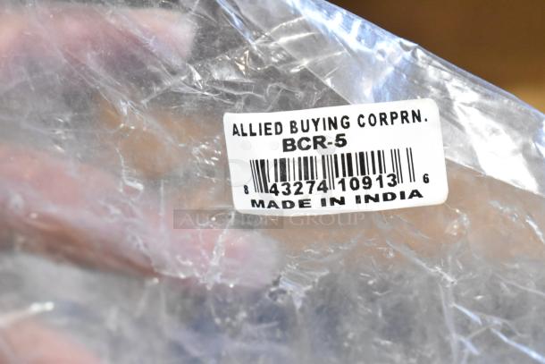 Clear packaging with a label reading "ALLIED BUYING CORPRN. BCR-5, Made in India," featuring a barcode.