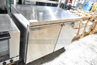 BRAND NEW Avantco 178SSUC48RHC undercounter cooler, 2 doors, scratch and dent, 115 volts, 1 phase, stainless steel.