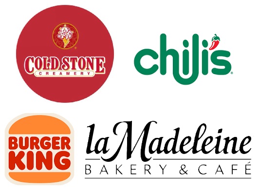 Coldstone Creamery, Chili's, Burger King and La Madeleine Bakery & Cafe Restaurant Equipment Auction
