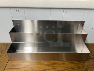 BRAND NEW Winco SPR-22D Speed Rail Double 22, stainless steel, wall-mounted, pristine condition, model SPR-22D.