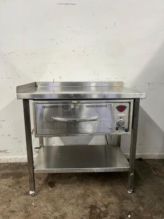 Wells RW-1HD Freestanding Warming Drawer, 29.25"W, 1 compartment, stainless steel, 120v, good condition.