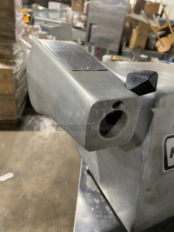 Hobart Model 84145 commercial food processor with stainless steel 14" mixing bowl, electric-powered, shown in used condition.