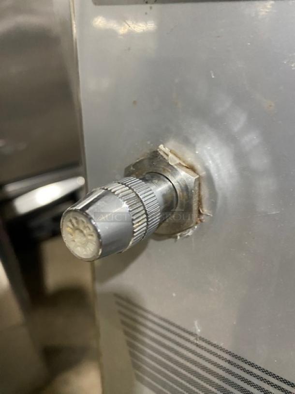 Taylor CH03-27 gelato machine; stainless steel, digital control, clear lid, on casters, 208-230V, 1 phase.