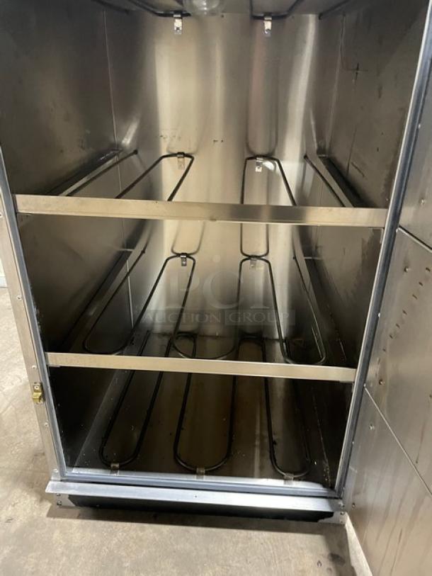 Rofco B40 three-deck stainless steel bread oven, 2020 model, electric, 230V, stone decks, excellent condition.