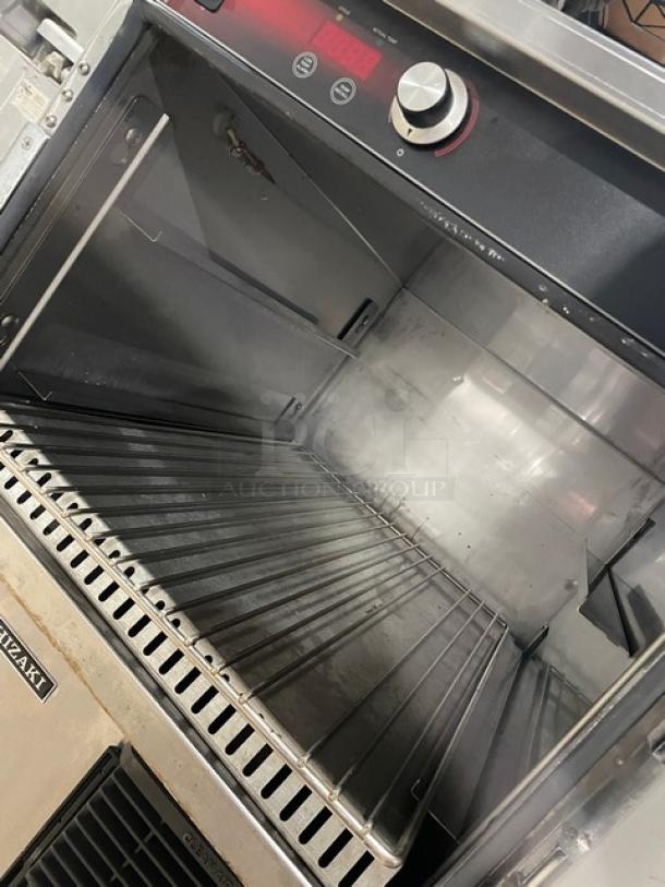 FWE HLC-1826-3-CHP stainless steel electric countertop heated cabinet, 3-pan capacity, insulated, commercial use, 120V.