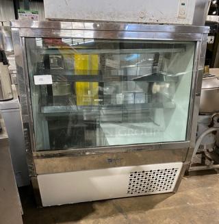 Custom Cool Commercial Stainless Steel Slanted Glass 48