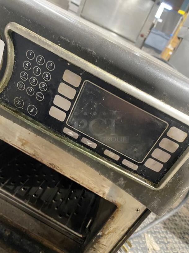 TurboChef model NGO commercial rapid cook oven, 2014, with digital push controls, 208/240V 1 Phase, on legs, used condition.