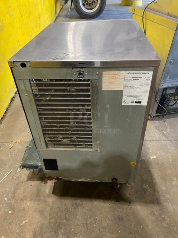Hoshizaki KM-515MAH ice maker, stainless steel, air-cooled, crescent-cube, electric, 115-120V, 1 Phase, used condition.