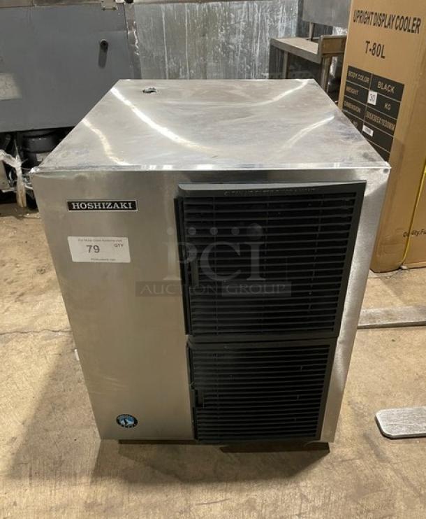 Hoshizaki KM-660MAJ Ice Maker, air-cooled, stainless steel, crescent cube style, model SN: M06168C, 115V, 1 phase, used.