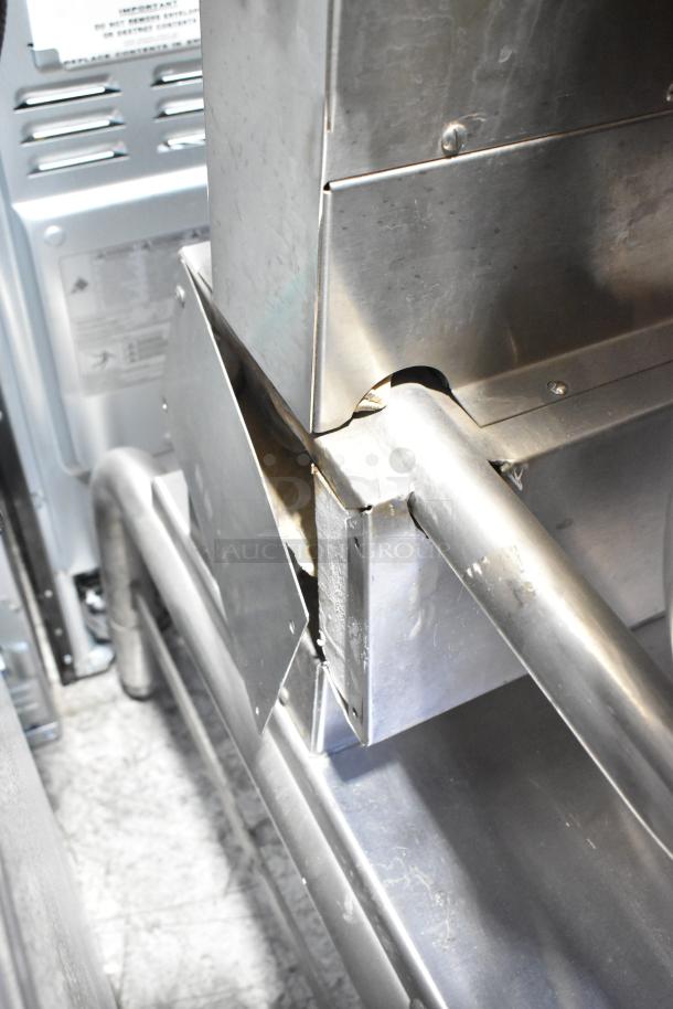 BRAND NEW 2021 Groen TDH-48C stainless steel 12-gallon steam tilting kettle, natural gas-powered, 52,000 BTU.