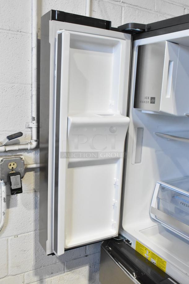 Frigidaire GRMS2773AF03 French door cooler, 26.3 cu. ft., with freezer, ice maker, and crisp-seal drawer. 115 Volts.