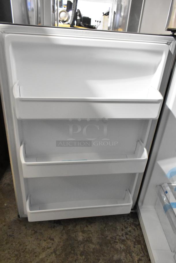 Brand new 2025 Frigidaire FFTR1835VSC reach-in cooler with freezer, 115V, 1 phase, scratch and dent condition.