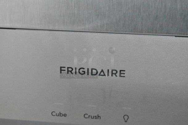 Brand new Frigidaire FRSS2623ASN reach-in cooler with freezer, 115V, 1 phase, minor scratches and dents, silver finish.