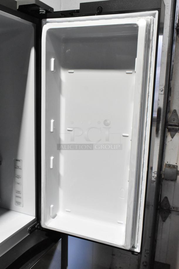 Brand new scratch and dent Samsung RF29BB8600QL French door fridge with freezer drawer. Model 2025, 115V, 1-phase.