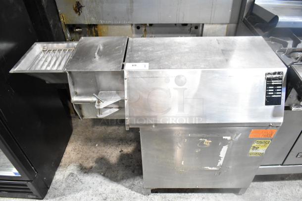 C65-8 Commercial Unit, 230 Volts, 3 Phase, stainless steel, visible labels indicate phase details, used condition.