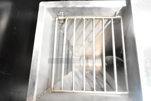 C65-8 Commercial Unit, stainless steel, 230 volts, 3 phase. Interior view showing metal grate, good condition.