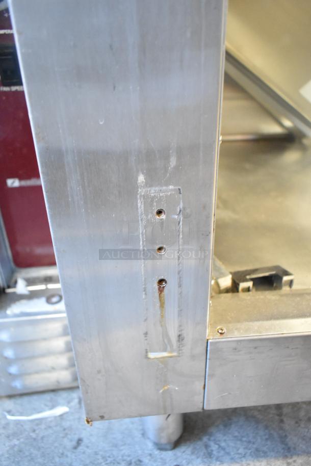 Traulsen RLT232WUT-FHS commercial freezer, 2-door, missing hinges, doors need reattachment, 115 volts, 1 phase.