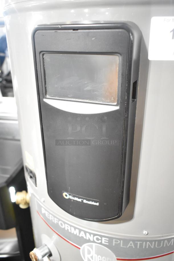 Rheem COC1I8V hot water heater, 208/240 volts, EcoNet enabled, silver, Performance Platinum series.