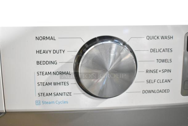 Brand new Samsung WF45B6300AW/US washer control panel. Features multiple wash cycles including steam sanitize.