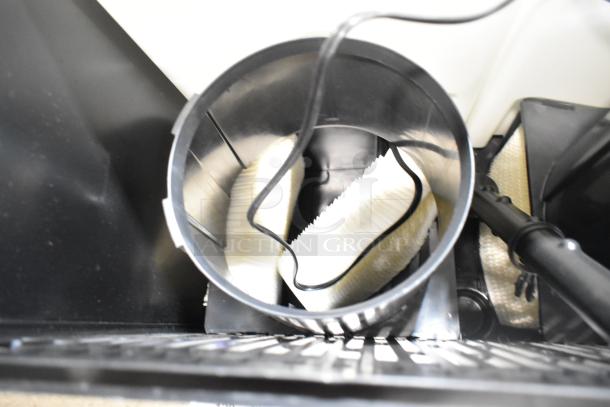 AirCare Fan interior view showing the mechanism and filter, in good condition, with visible wiring and components.