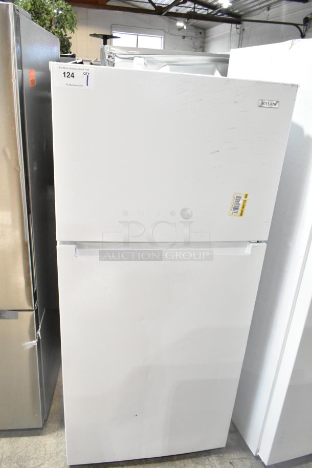 BRAND NEW 2025 Vissani MDTF14WH5 Reach-In Cooler/Freezer. 115V, 1 Phase. Visible scratches; Vissani label on front.