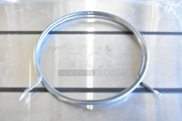 Steel 2-round burner, new condition, for cooking or heating applications. No visible labels or markings.