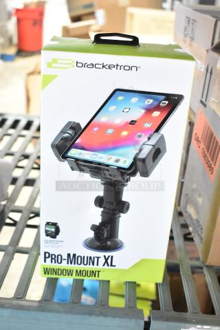 6 Bracketron Pro-Mount XL Window Mounts, brand new, scratch and dent condition in original packaging. Suitable for smartphones and tablets.