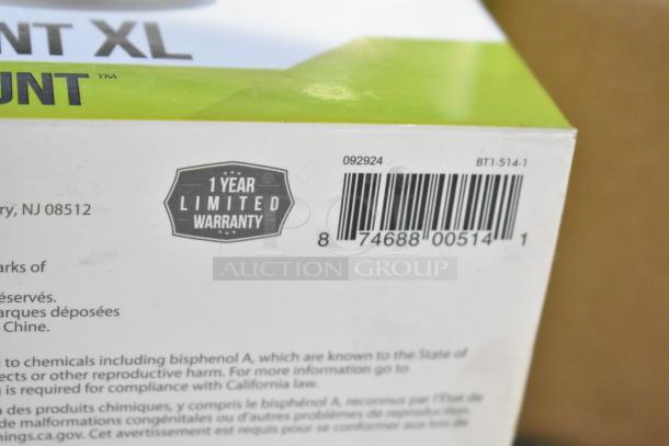 Bracketron Pro Mount XL phone mount box, scratch and dent new condition, 1-year limited warranty, barcode shown.