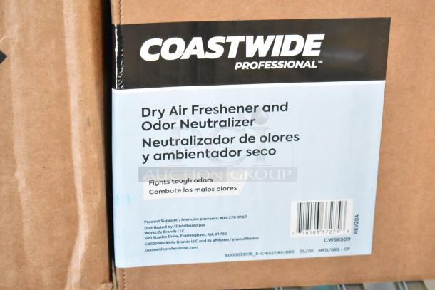 Box of Coastwide Professional Dry Air Freshener and Odor Neutralizer with bilingual label.