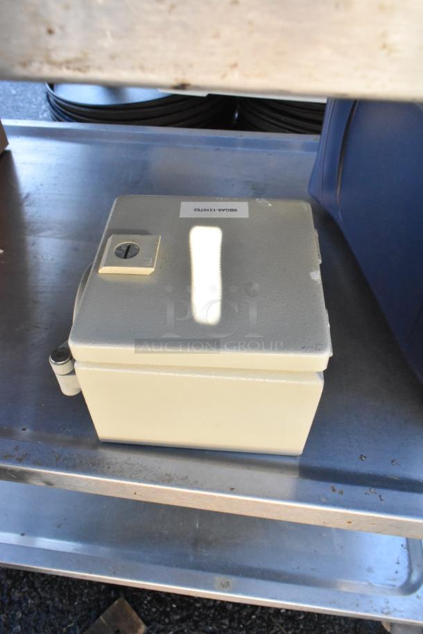 3 tier cart on commercial casters with colander and poly drop-in bins. Visible label reads "OBOGO-1310752".