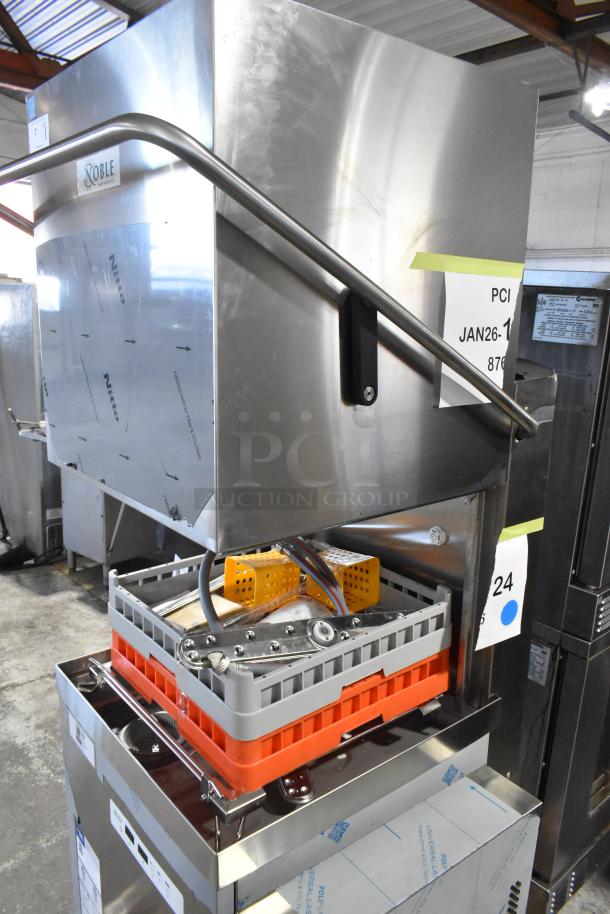 Brand new 2024 Noble 495NODTVL1 Select Ventless High Temp Door Type Dishwasher, 208-240V, 1 Phase. Scratch and dent condition.
