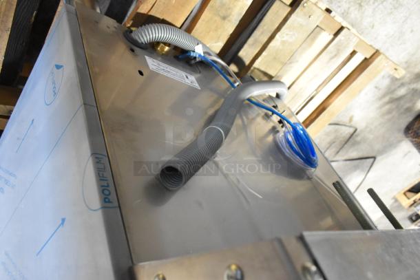 Brand new 2024 Noble 495NODTVL1 dishwasher, ventless, high-temp, door-type, 208-240V, 1 phase, minor cosmetic dents.