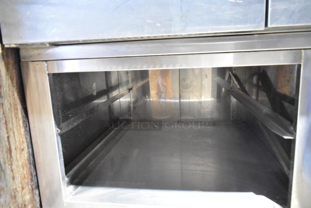 Mono FG180C-UZ52 BX Classic Commercial Convection Oven, 308V, 3 Phase, interior view, stainless steel, pre-owned.