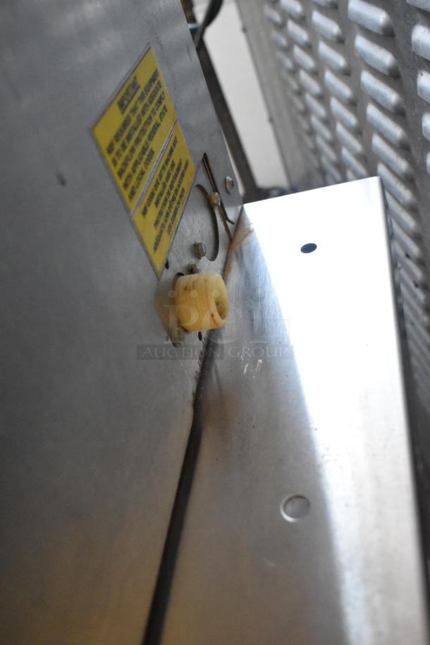 Mono FG180C-UZ52 convection oven label and connector. 308 Volts, 3 Phase. Some wear visible, used commercial condition.