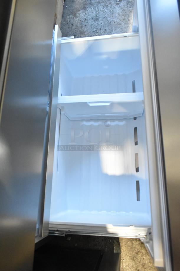 Frigidaire Professional French door refrigerator drawer, scratch and dent, with internal compartments, new condition.