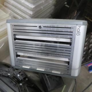 Halo Synergetic Insect Light by Hao, 22.5x16 inches, visible faint markings, metallic finish, used condition.