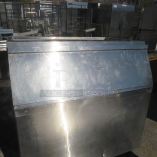Scotsman Ice Bin Model BH900S-C, stainless steel, dimensions 48x34x50, in used condition.