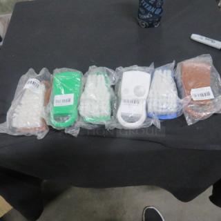 New Cutting Board Brushes, model PLCBB02BR, in various colors, sealed in packaging. Appears in brand new condition.