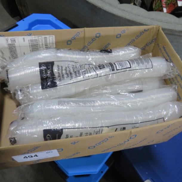 Box of 15 packs of 200 clear 2oz portion cups, plastic wrapped. Ready for catering or food service use.