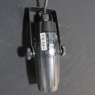 Chauvet LED Pin Light LEDPINSPOT2, black, 120V, adjustable mount, visible barcode and label, good condition.