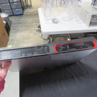 Tesira Forte AVB CI Biamp Digital Audio Server, excellent condition, sleek design with front panel controls, valued at $4284.50.