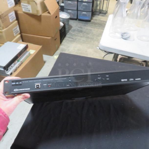 Crestron HD-XSP High Definition Surround Processor, black, model #HD-XSP, in used condition, valued at $5235.30.