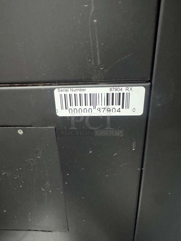 GoodWest GW2/GW3 cold brew coffee dispenser, excellent condition, 115V; barcode and serial number 87904 RX visible.