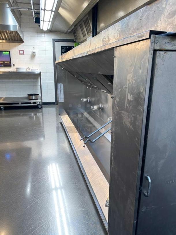 CaptiveAire 12.5 FT Commercial Type I Kitchen Exhaust Hood, stainless steel, premium condition, fully tested & operational.
