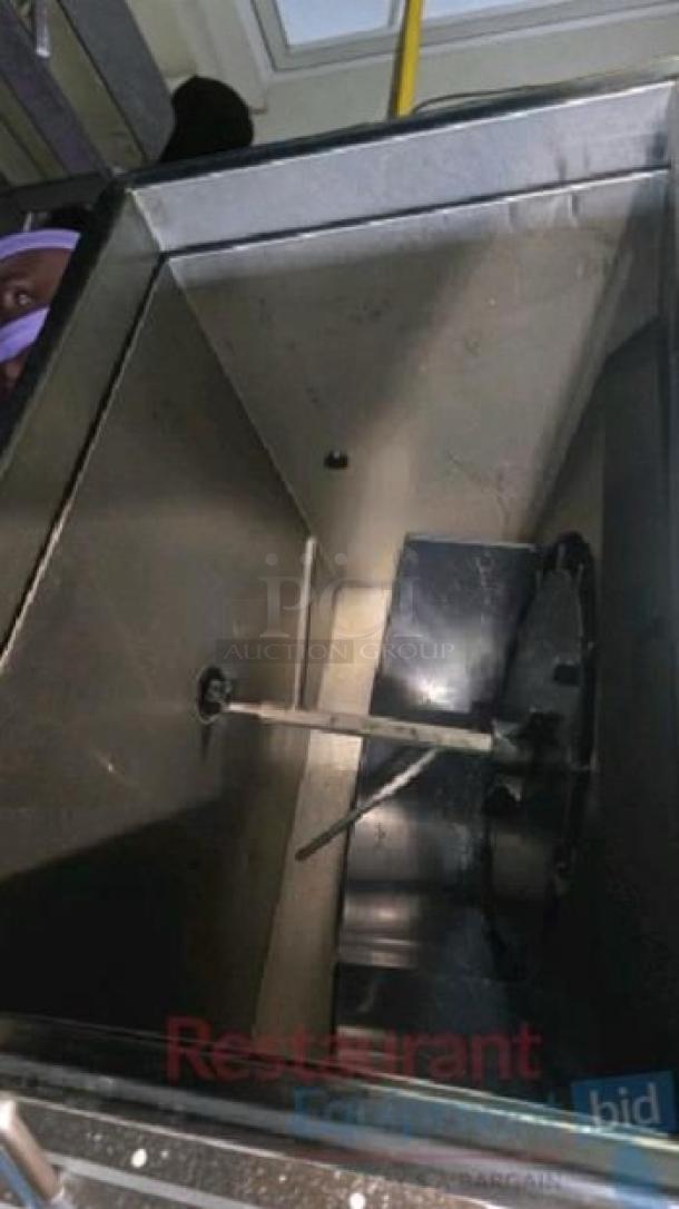 Stainless steel interior of Coca-Cola soda fountain dispenser, model 41930R. High-grade condition, fully operational.