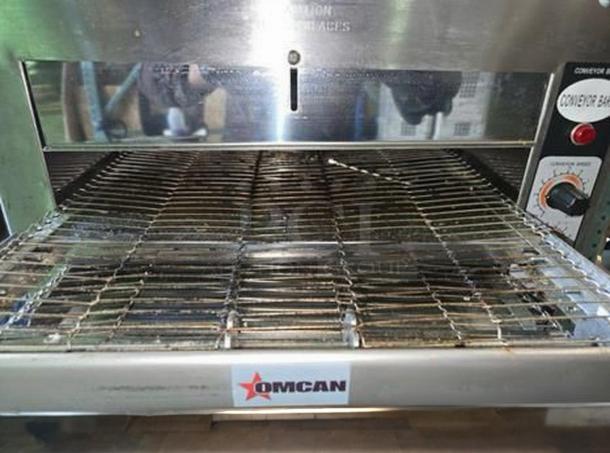 Omcan TS-7000 commercial conveyor baker/toaster oven, superior condition, UL listed, fully tested, 208V, model OMC-M-CB-0007.