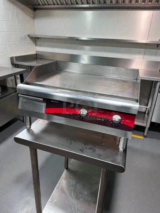 Avantco 177EG24N 24" Commercial Electric Griddle, ETL Listed, mint condition, fully tested, red control panel.